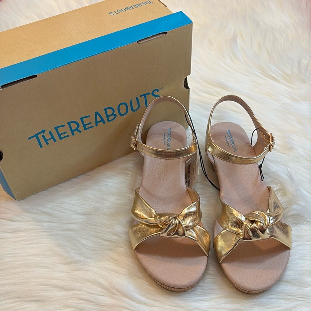 Thereabouts Scarlett Gold Sandals